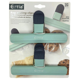 Plastikiniai maišelių spaustukai 2vnt