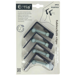 Plastikiniai segtukai stalstiesei 4vnt