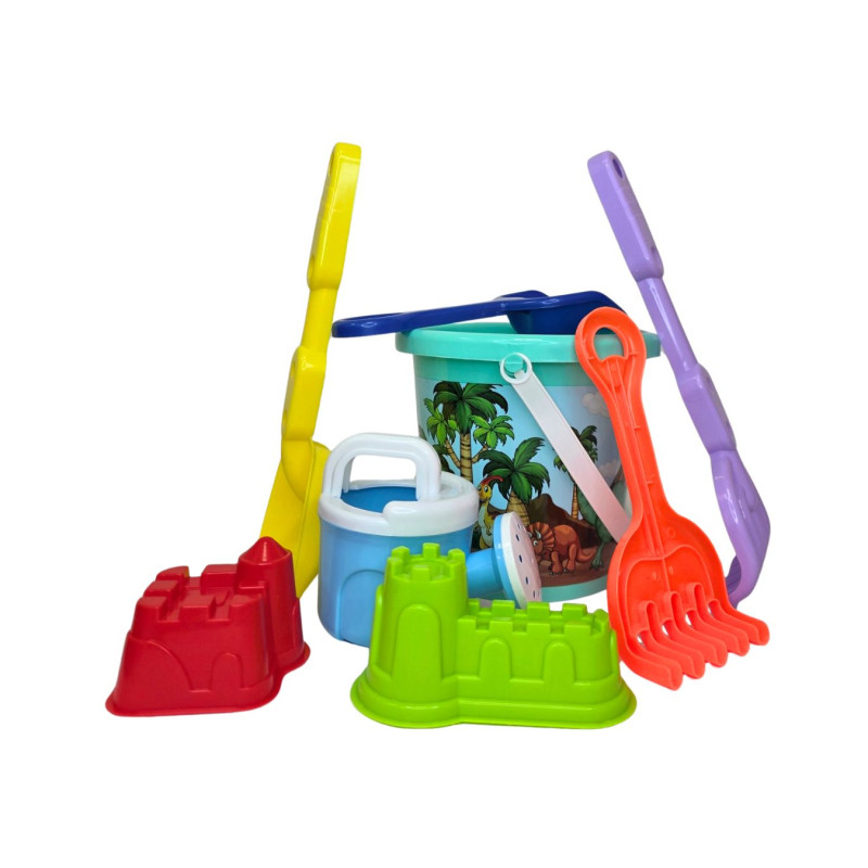 Žaislinis Smėlio kibirėlis su priedais