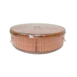 Plastikinis indelis su dangteliu