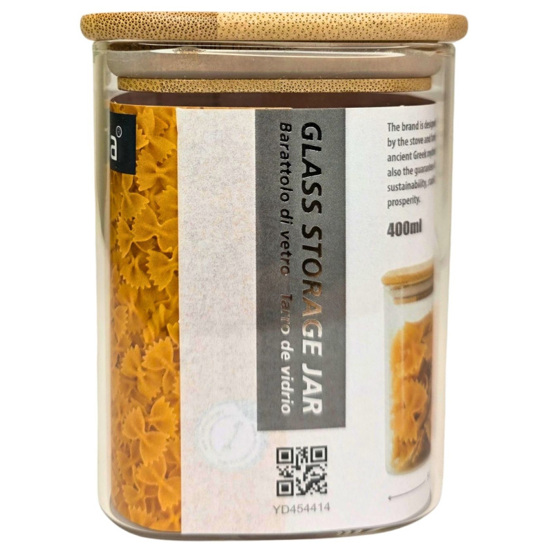 Stiklinis indas biriems produktams 400 ml