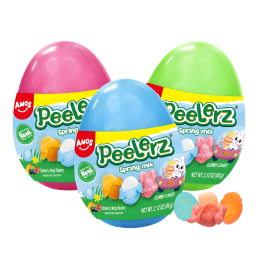 Plastikinis kiaušinis su guminukais "Amos Peelerz Spring Mix"  60g