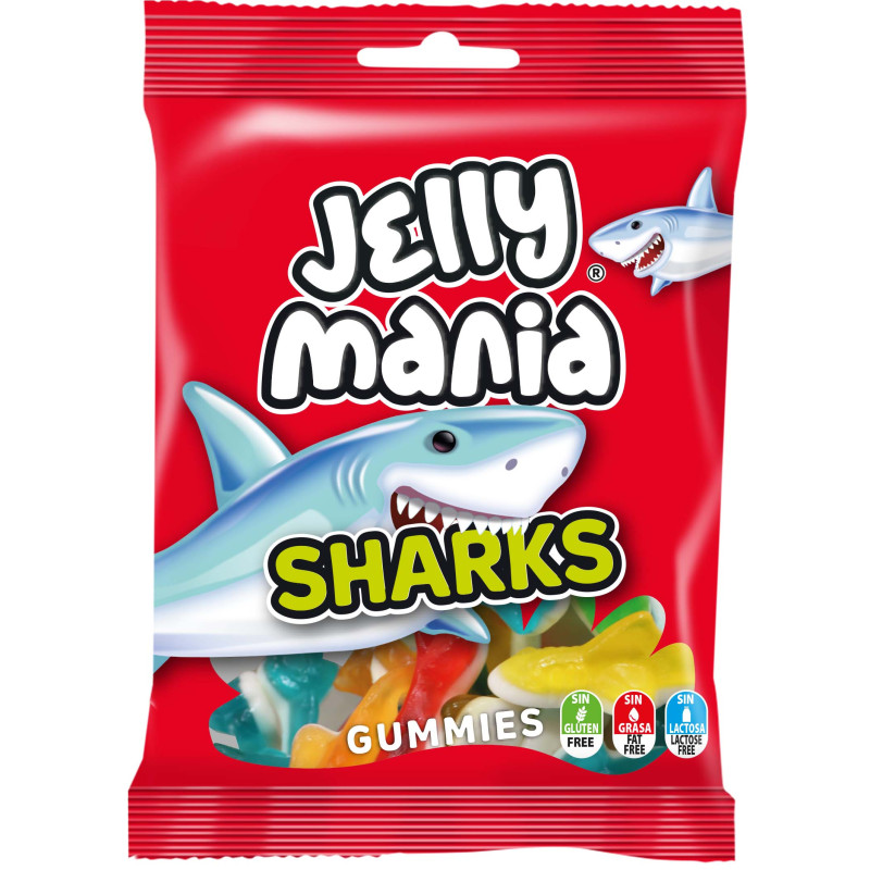 Guminukai Jelly mania Sharks, 100g