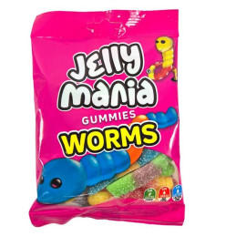 Rūgštūs guminukai Jake Worms, 100g