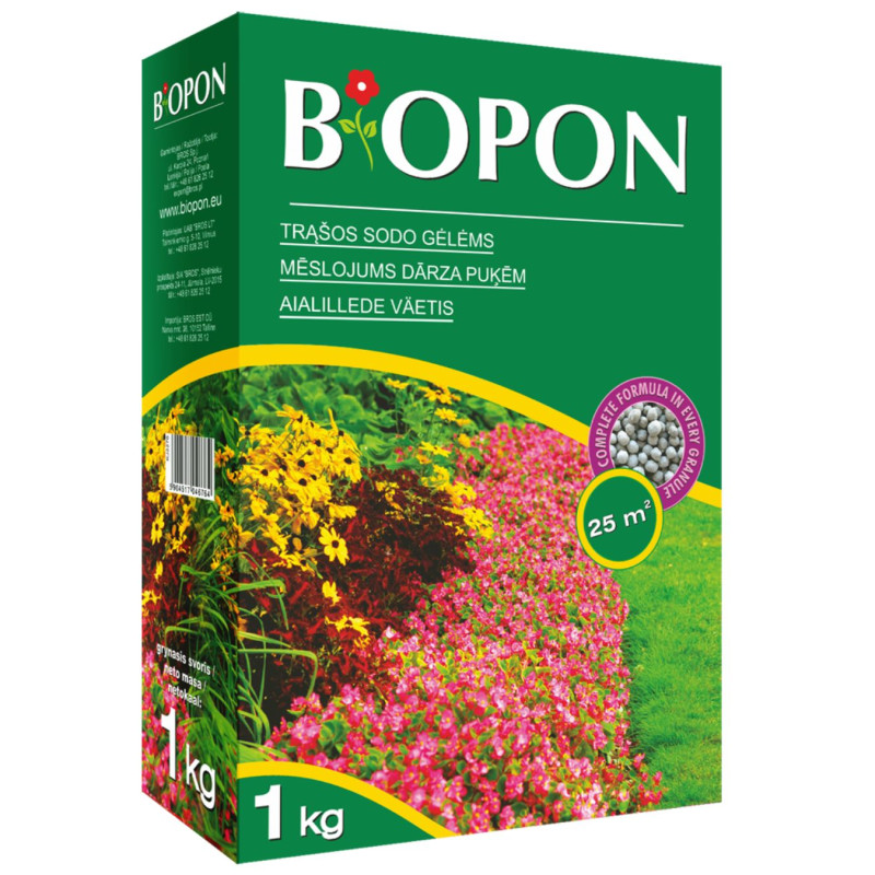 Granulės Biopon sodo gėlėms 1kg