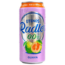 Gazuotas nealkoholinis alaus kokteilis Radler gvajavos vaisių skonio 0%, 500 ml