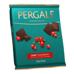 Šokoladas PERGALĖ Dark  Cranberry 200g