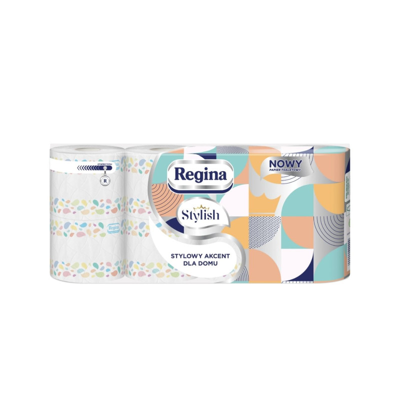 Tualetinis popierius Regina Stylish 8vnt 3sluoksnių