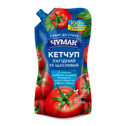 Švelnus kečupas Čumak 350g