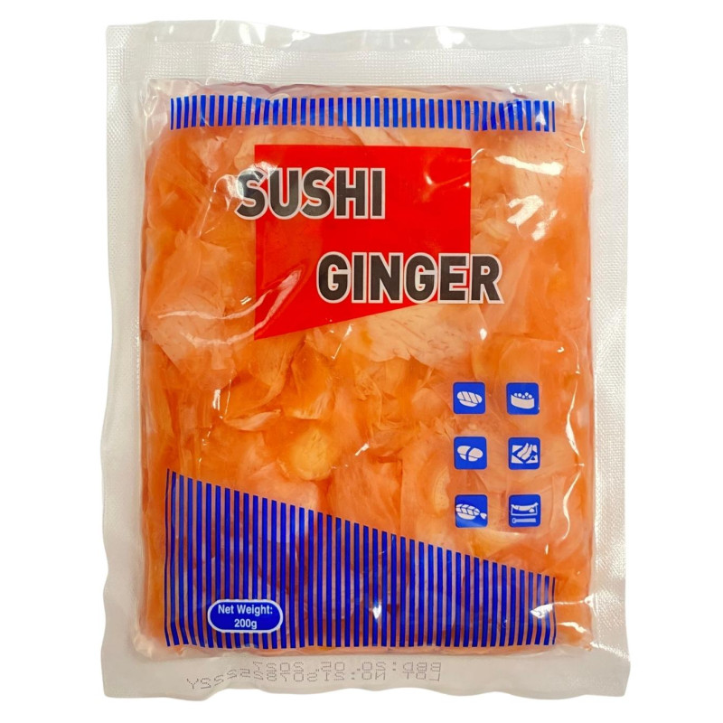 Marinuotas imbieras griežinėliais 200g rausvas