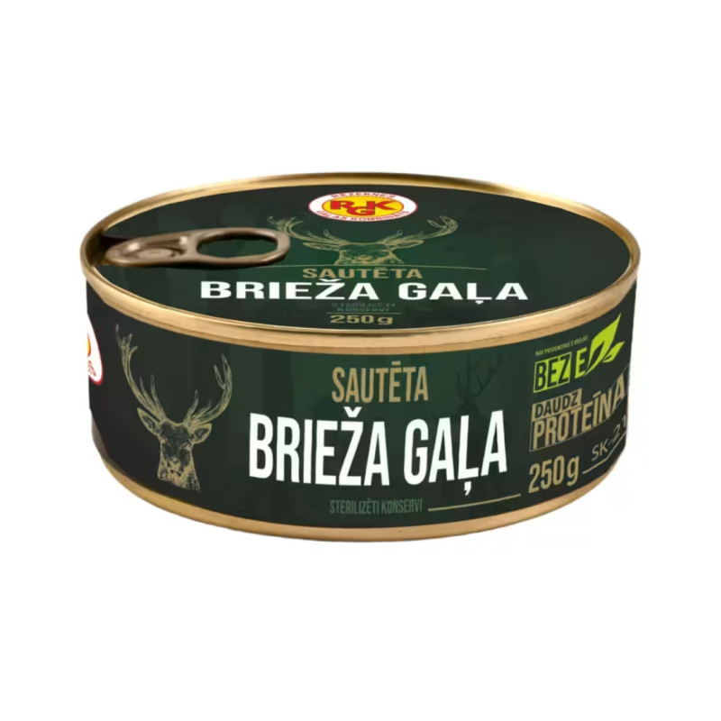 Troškinta elnienos mėsa 250g