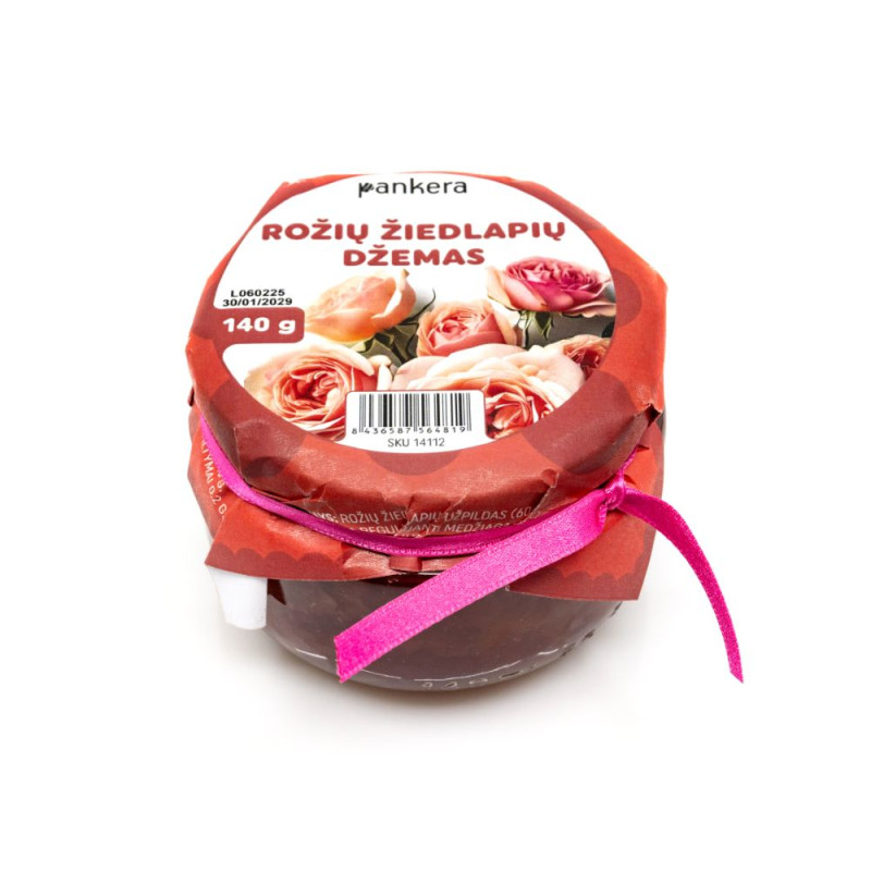 Rožių žiedlapių džemas 140g
