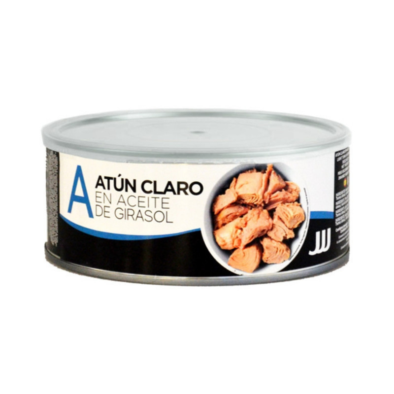 Šviesus tunas saulėgrąžų aliejuje 750g/650g