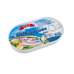 Silkės filė aliejuje MK 170g