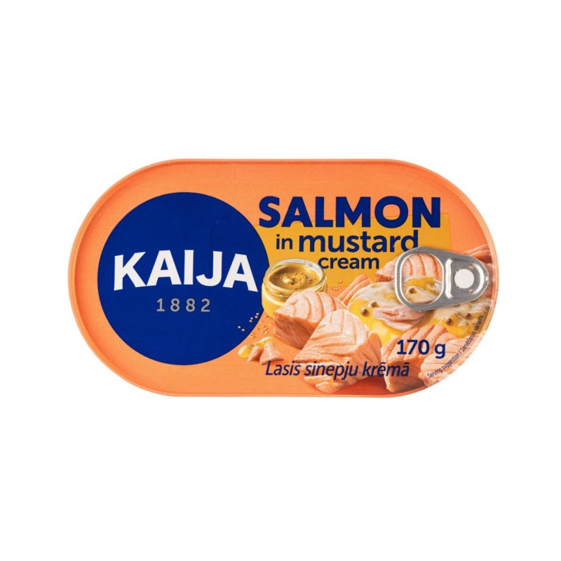 Lašišos filė su anglišku garstyčių kremu 170g