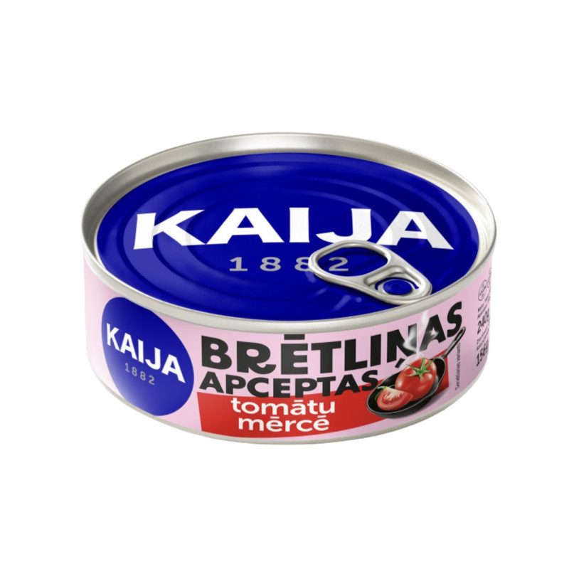 Kepti šprotai   Kaija  pomidorų padaže 240g