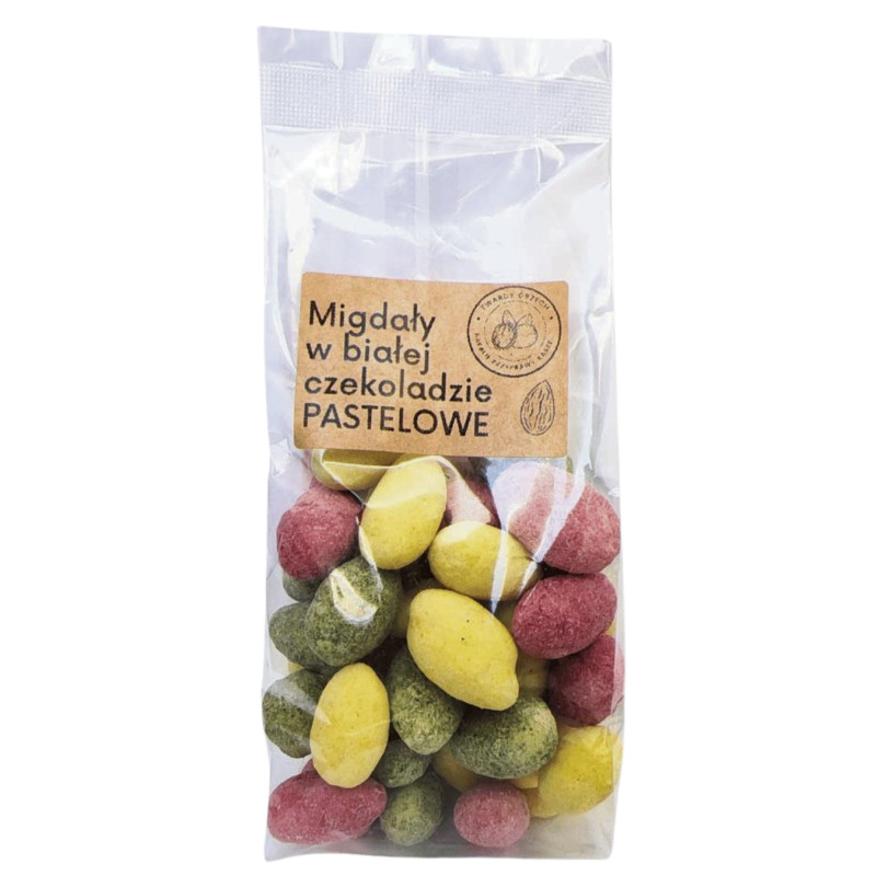 Migdolai baltajame šokolade Pastelowe, 200g