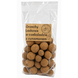 Lazdyno riešutai šokolade su cinamonu, 200g