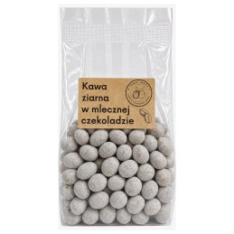 Kavos pupelės pieniškame šokolade, 200g