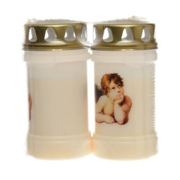 Žvakės 2vnt Angel Polar  36h 296232