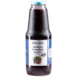 Ancora juodųjų vynuogių sultys 100%, 1l