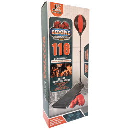 Žaislinė pastatoma bokso kriaušė+pirštinės