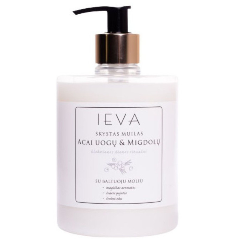Skystas muilas Ieva 500ml uogų ir migdolų