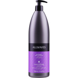 Atkuriamasis dažytų plaukų šampūnas Allwaves su mėlynėmis ir medetkomis, 1l