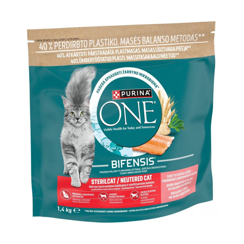 Ėdalas katėms Purina One Sterilcat, 1.4kg