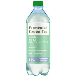 Gazuotas gaivusis gėrimas Akvilė Fermented Green Tea 600 ml