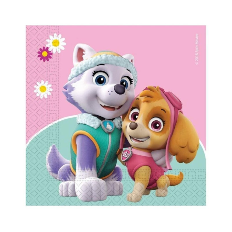 Servetėlės popierinės 20vnt  33*33 cm Paw Patrol