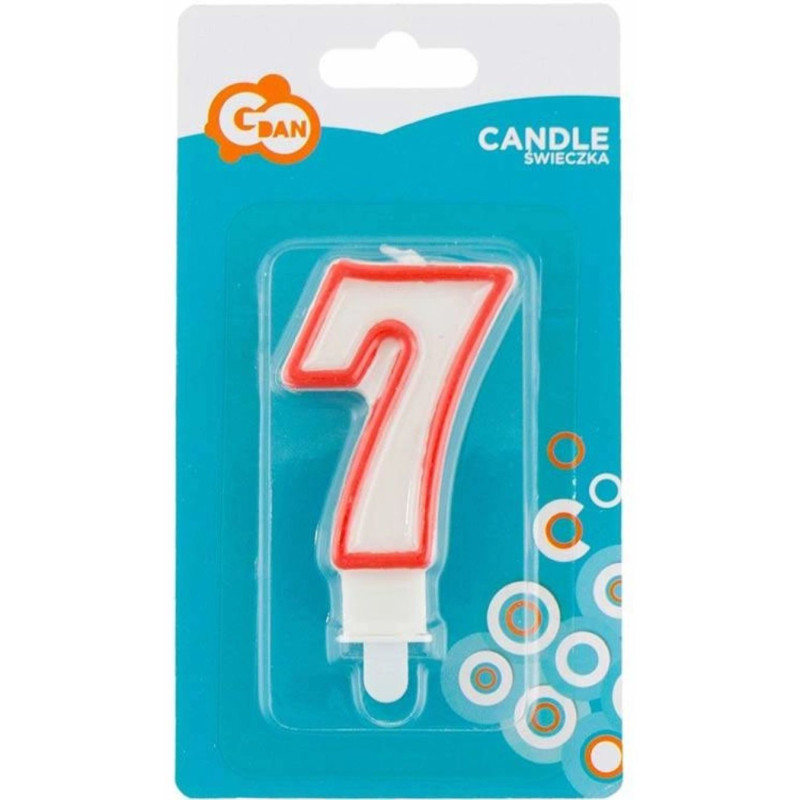 Žvakutė gimtadieniui "7"