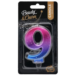 Žvakutė gimtadienio "9"