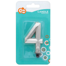 Žvakutė gimtadienio "4"
