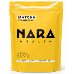 Braškių skonio sauso maisto mišinys NARA Health su kofeinu, 1500 g