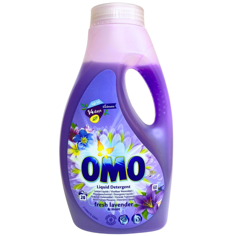 Skystas skalbiklis OMO levandų ir mėtų kvapo, 1L