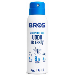 Aerozolis nuo uodų ir erkių Bros, 90ml