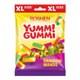 Guminukai Yummi Gummi Rainbow Wands, 165g