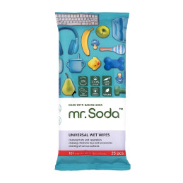 Drėgnos servetėlės dr.Soda antibakterinės, 25vnt