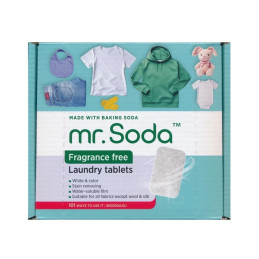 Skalbinių tabletės dr.Soda bekvapės su soda, 30x25g