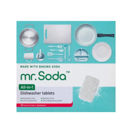 Indaplovės tabletės dr.Soda su maistine soda, 30x20g