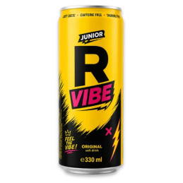 Gaivusis gėrimas R-Vibe Junior su vitaminais ir saldikliais, 330 ml