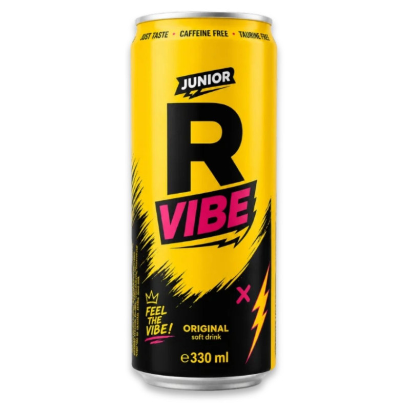 Gaivusis gėrimas R-Vibe Junior su vitaminais ir saldikliais, 330 ml