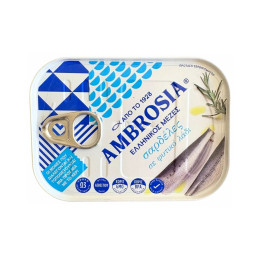 Sardinės augaliniame aliejuje Ambrosia, 105g/75g