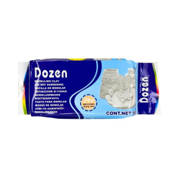 Modeliavimo molis Dozen baltas, 500 g