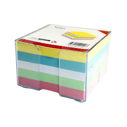 Lapeliai užrašams 76x76 cm plastikiniame dėkle, 500 vnt