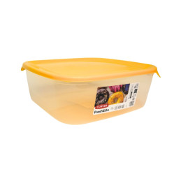 Plastmasinis indelis su geltonu dangteliu Curver, 500 ml