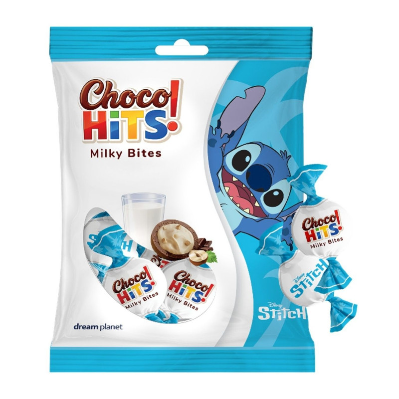 Šokoladiniai saldainiai Choco Hits! Milky Bites, 100 g
