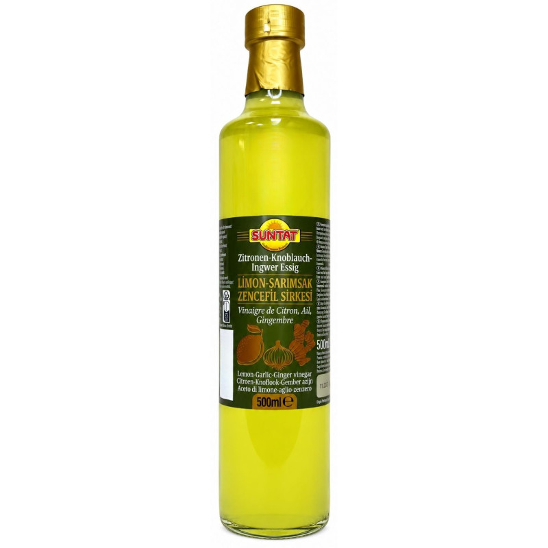 Citrinų - česnakų - imbierų actas SUNTAT, 500 ml