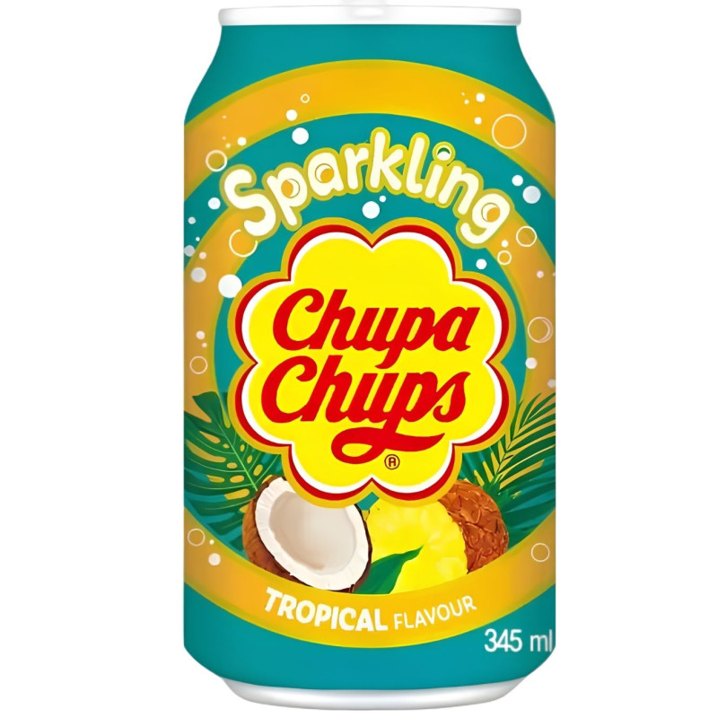 Gazuotas gėrimas Chupa Chups Tropical Flavour, 345 ml